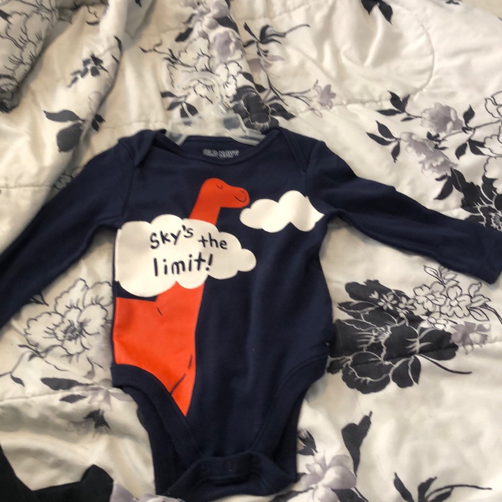 “Sky’s the limit” long sleeve baby boy 3-6 month shirt